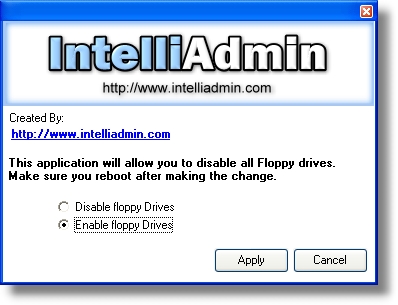 Floppy Drive Disabler screenshot